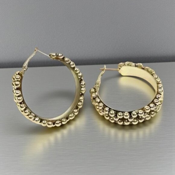 🆕️Indian Artisan Handcrafted Boho Chic Statement Trendy Hoop Earrings - Picture 1 of 11